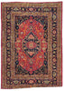 Feizy Alton 0918F Red/Navy Area Rug Main Image