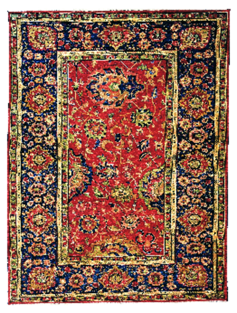 Feizy Alton 0992F Rust/Navy Area Rug Main Image