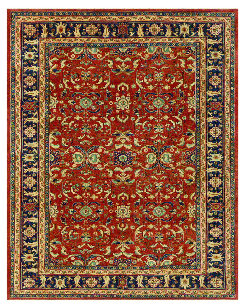 Feizy Alton 9515F Red/Navy Area Rug Main Image