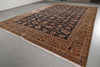 Feizy Hathaway 6122F Brown/Gold/Red Area Rug Corner Image
