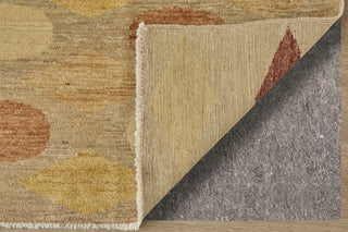 Feizy Wheaton 9633F Multi Area Rug Corner Image with Rug Pad