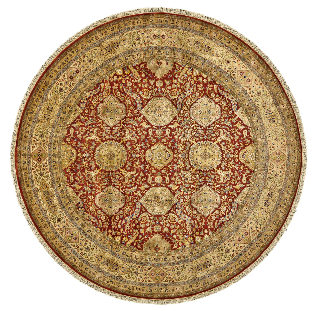 Feizy Sophia 6582F Red/Orange/Ivory Area Rug main image