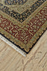 Feizy Sophia 6689F Black/Red/Gold Area Rug Corner Image