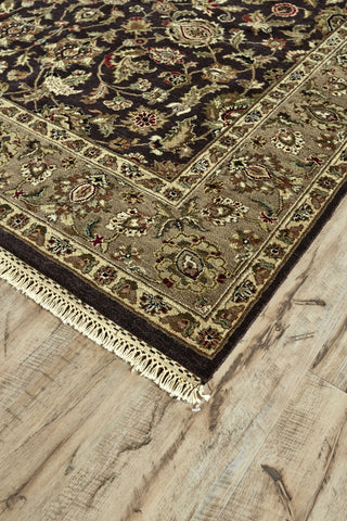 Feizy Hamilton 6627F Brown/Taupe Area Rug Corner Image