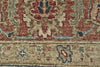 Feizy Faulkner 6000F Ivory/Tan/Red Area Rug Detail Image
