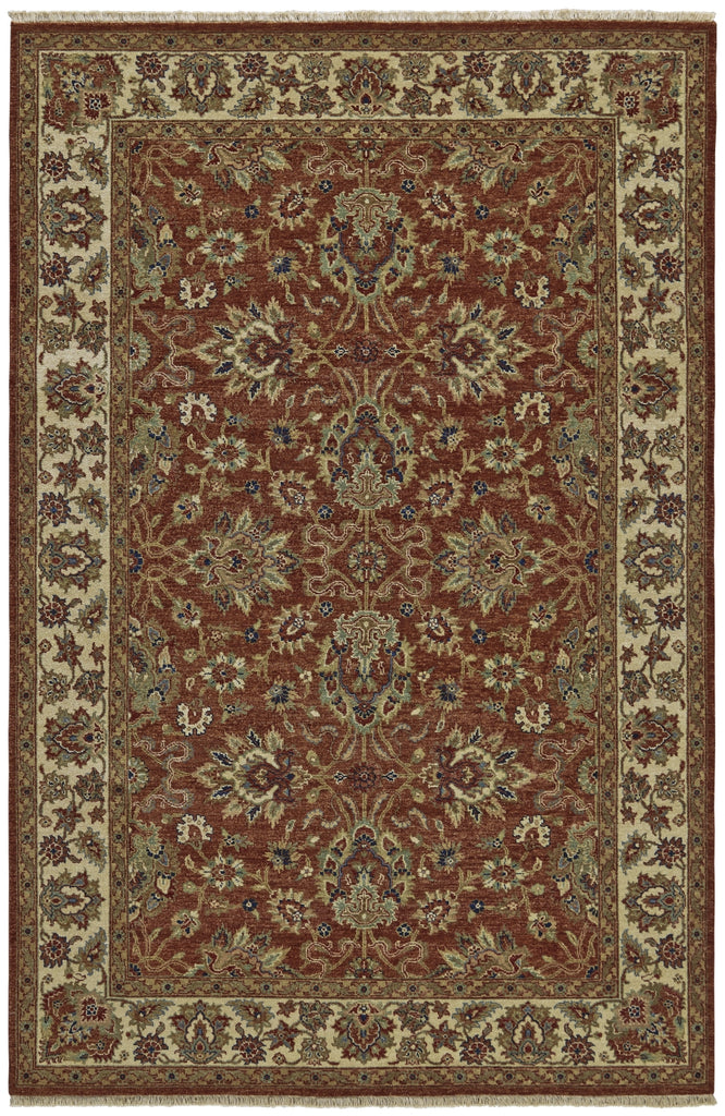 Feizy Faulkner 6002F Red/Tan/Taupe Area Rug main image
