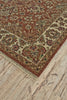 Feizy Faulkner 6002F Red/Tan/Taupe Area Rug Corner Image