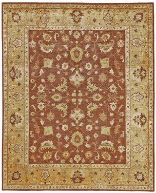 Feizy Adolphus 0921F Red/Gold/Ivory Area Rug main image