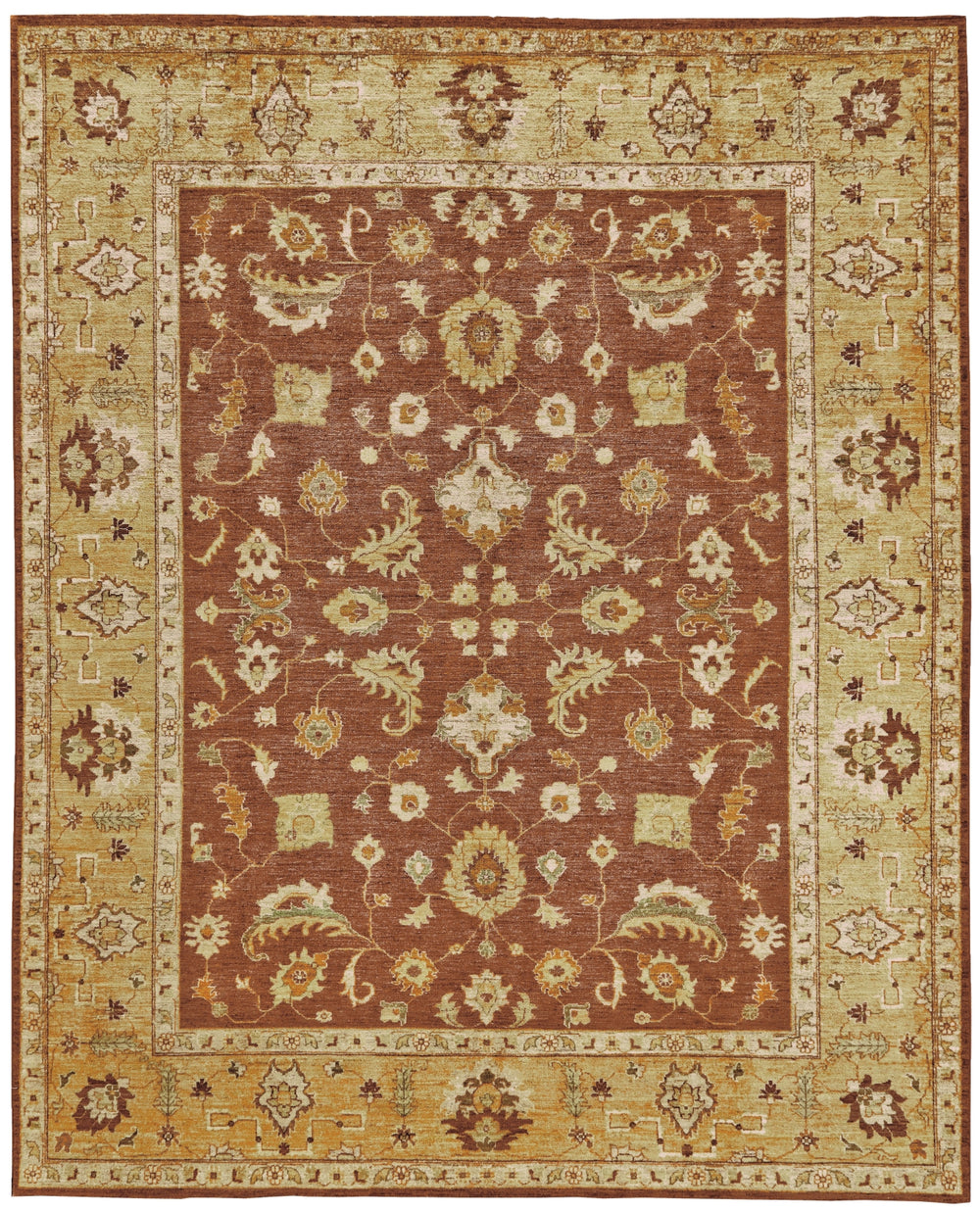Feizy Adolphus 0921F Red/Gold/Ivory Area Rug