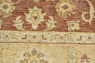 Feizy Adolphus 0921F Red/Gold/Ivory Area Rug Detail Image