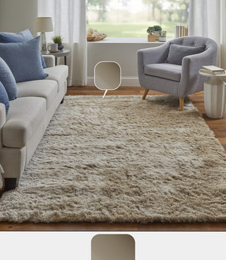 Feizy Indochine 4550F Brown/Tan Area Rug Perspective Image