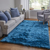 Feizy Indochine 4550F Blue Area Rug Lifestyle Image Feature