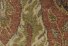 Feizy Bandu 6050F Red/Brown/Ivory Area Rug Detail Image