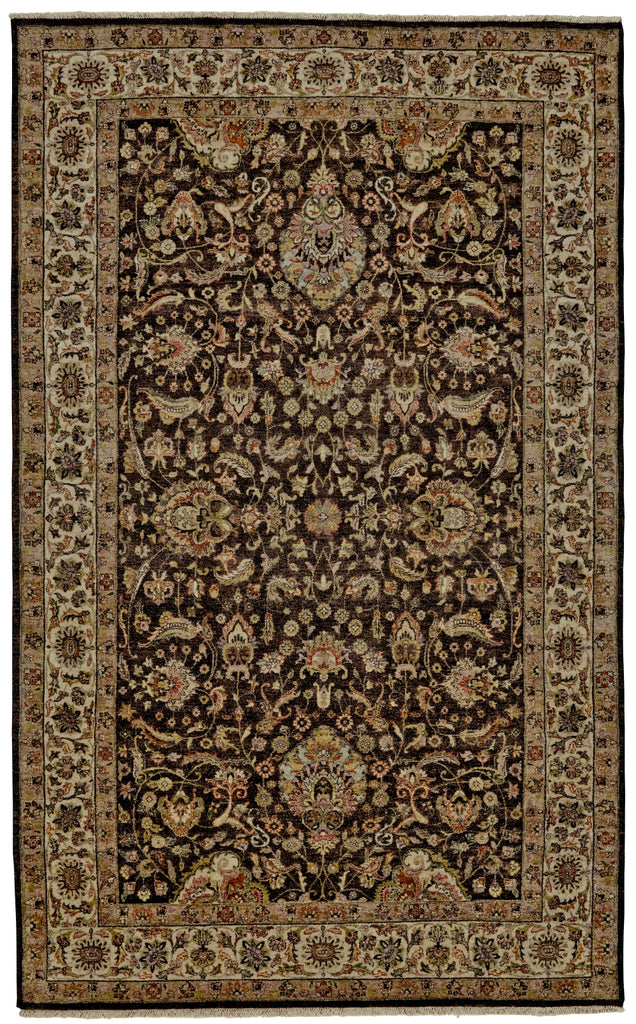 Feizy Bandu 6055F Brown/Ivory/Tan Area Rug main image