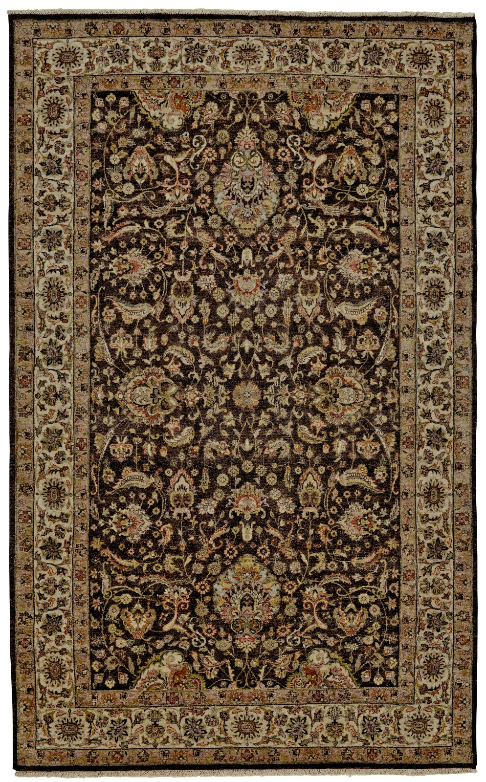 Feizy Bandu 6055F Brown/Ivory/Tan Area Rug