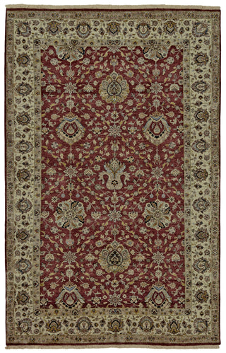 Feizy Bandu 6057F Red/Ivory/Tan Area Rug main image