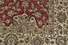 Feizy Bandu 6057F Red/Ivory/Tan Area Rug Detail Image