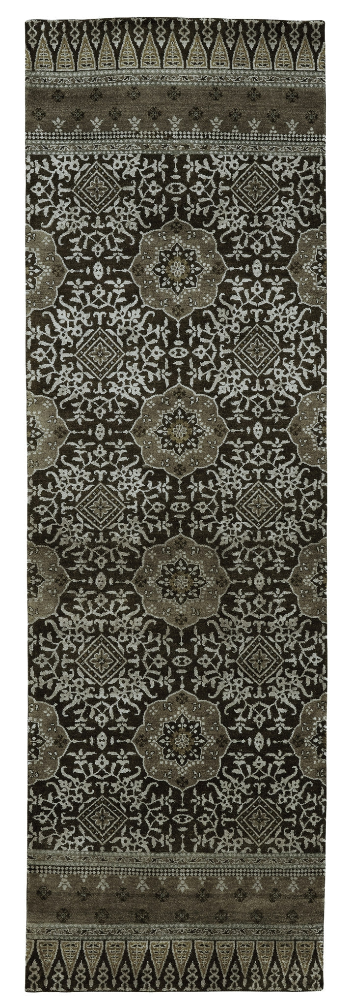 Feizy Anchala 6139F Brown/Ivory/Gray Area Rug