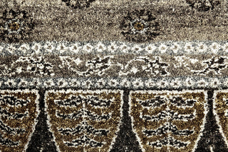 Feizy Anchala 6139F Brown/Ivory/Gray Area Rug Detail Image