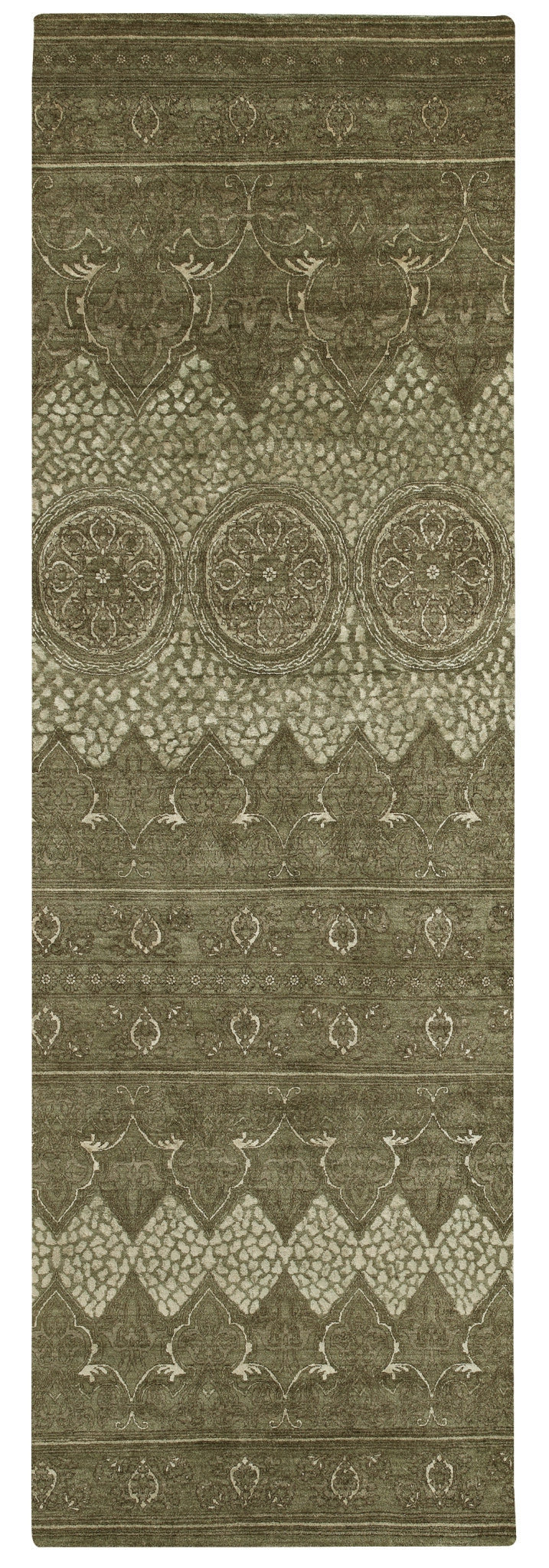 Feizy Anchala 6140F Green/Tan Area Rug
