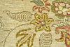Feizy Mata Hari 9502F Ivory/Orange/Green Area Rug Detail Image