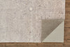 Havila Fine Rugs Hale R1043 Tan/Brown Area Rug Corner Image with Rug Pad
