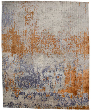 Havila Fine Rugs Hale R1044 Silver/Orange/Blue Area Rug main image