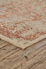 Feizy Doshi 6034L Red/Orange/Ivory Area Rug Corner Image