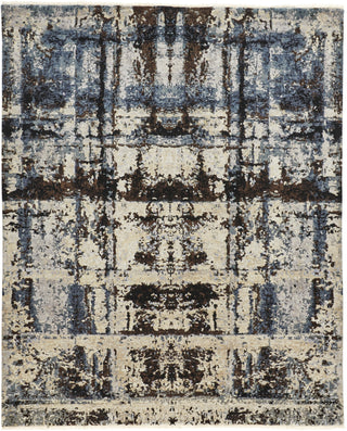Feizy Doshi 6064L Silver/Blue/Brown Area Rug main image