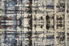Feizy Doshi 6064L Silver/Blue/Brown Area Rug Pattern Image
