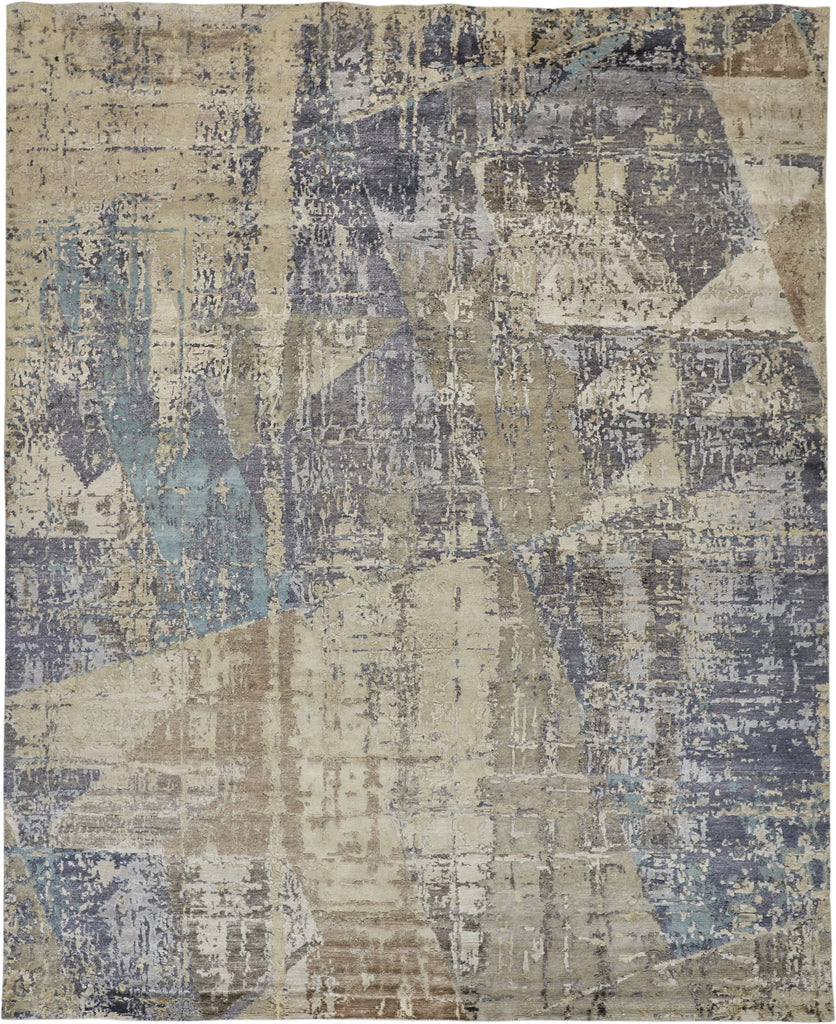 Havila Fine Rugs Adore R1016 Tan/Brown/Blue Area Rug main image