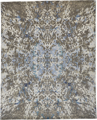 Feizy Lor 6000L Taupe/Ivory/Blue Area Rug main image