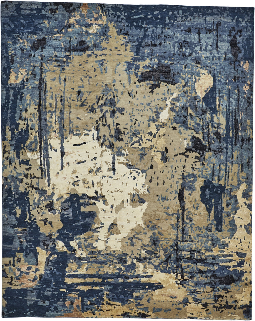 Feizy Lor 6005L Blue/Tan/Ivory Area Rug main image