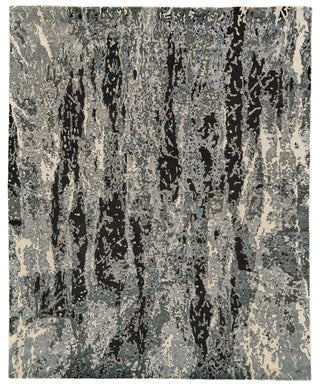 Feizy Lor 6007L Gray/Black/Blue Area Rug main image