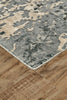 Feizy Lor 6007L Gray/Black/Blue Area Rug Corner Image