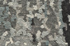 Feizy Lor 6007L Gray/Black/Blue Area Rug Detail Image