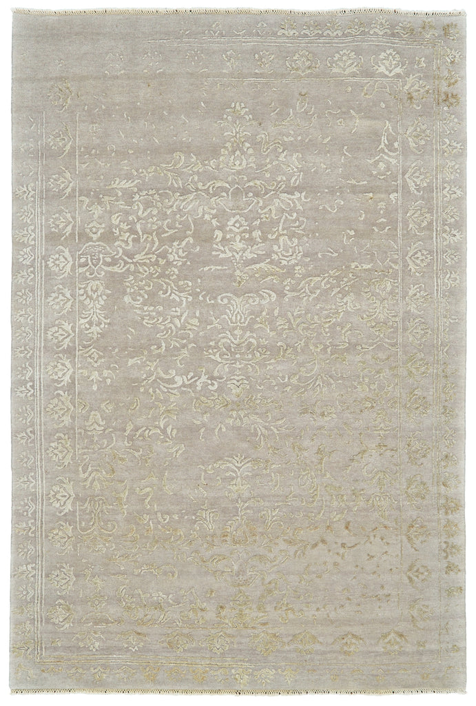 Feizy Escalante 6125F Gray/Gold/Ivory Area Rug main image