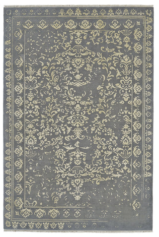 Feizy Escalante 6125F Gray/Ivory Area Rug main image
