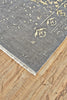 Feizy Escalante 6125F Gray/Ivory Area Rug Corner Image
