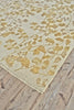 Feizy Escalante 6137F Gray/Gold Area Rug Corner Image