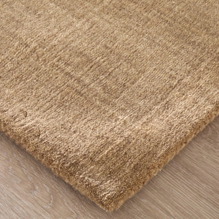 Feizy Luna 8049F Tan / Brown Area Rug Corner Image