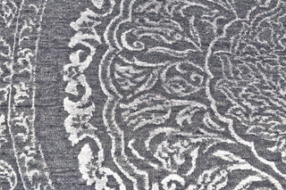 Feizy Amalfi 7075F Taupe/Silver Area Rug Detail Image