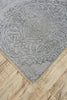 Feizy Amalfi 7075F Taupe/Silver Area Rug Corner Image