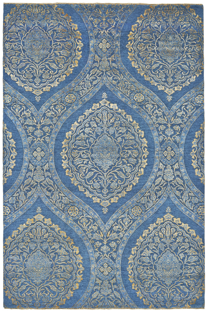 Feizy Amalfi 7075F Blue/Gold Area Rug main image