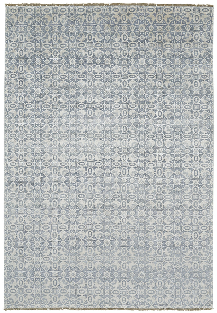 Feizy Khitan I 7239F Blue/Silver Area Rug main image