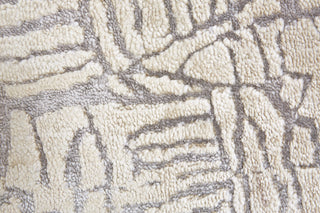 Feizy Khitan I 7255F Ivory/Gray Area Rug Detail Image