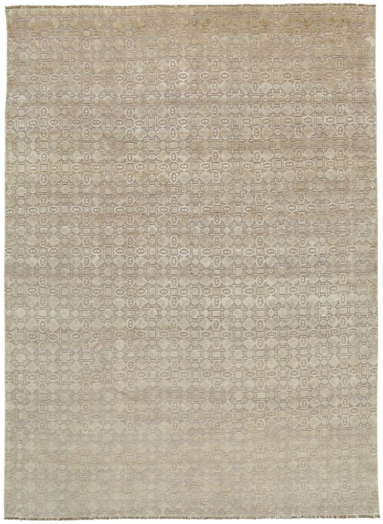 Feizy Khitan II 7239F Tan/Taupe/Ivory Area Rug main image