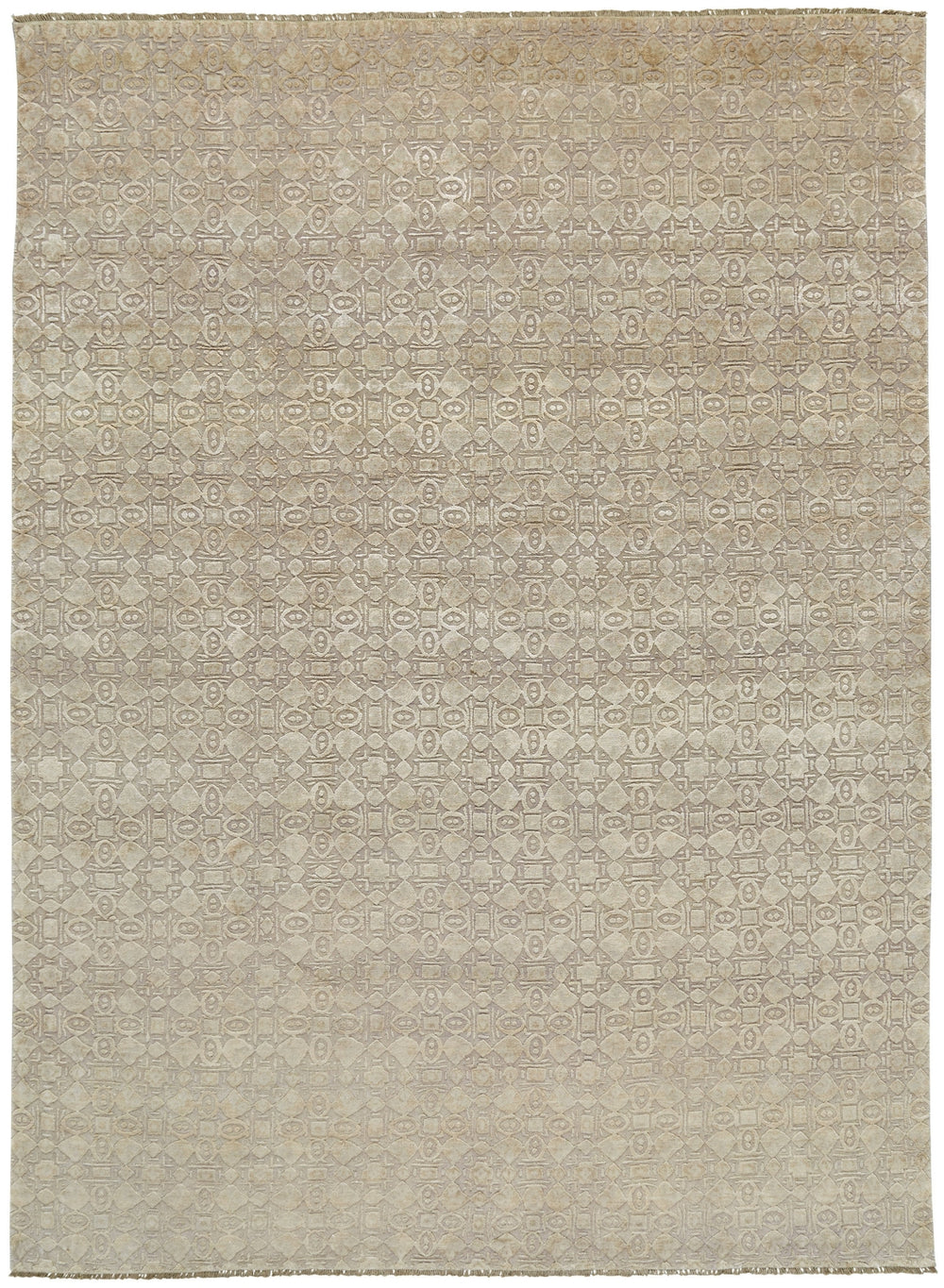 Feizy Khitan Ii 7239F Tan/Taupe/Ivory Area Rug