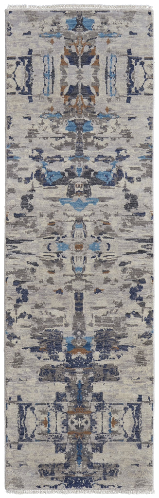 Havila Fine Rugs Bostonian H-4931 Ivory/Blue/Taupe Area Rug main image