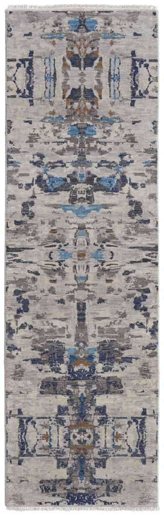 Havila Fine Rugs Bostonian H-4931 Ivory/Blue/Taupe Area Rug main image